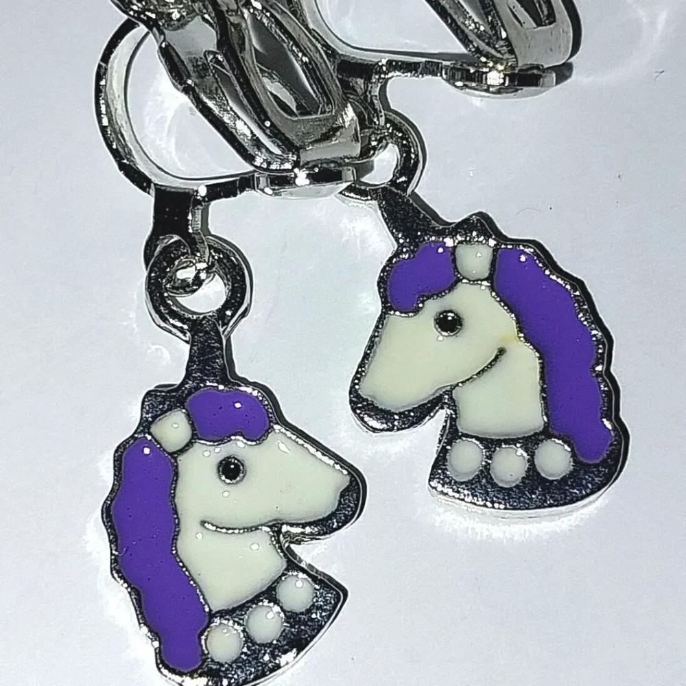 Super cute kid's fashion clip-on earrings
